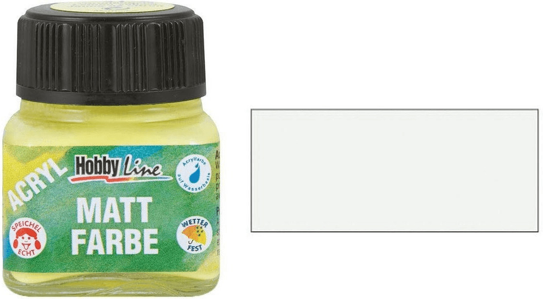 C. Kreul Peinture acrylique mate 20 ml blanc pastel