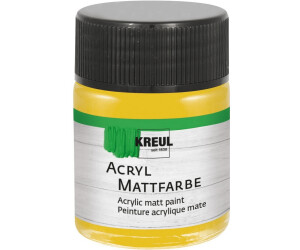 KREUL Acryl Glanzfarbe Schwarz – 275 Ml, Wasserbasiert, Deckend & Schnelltrocknend