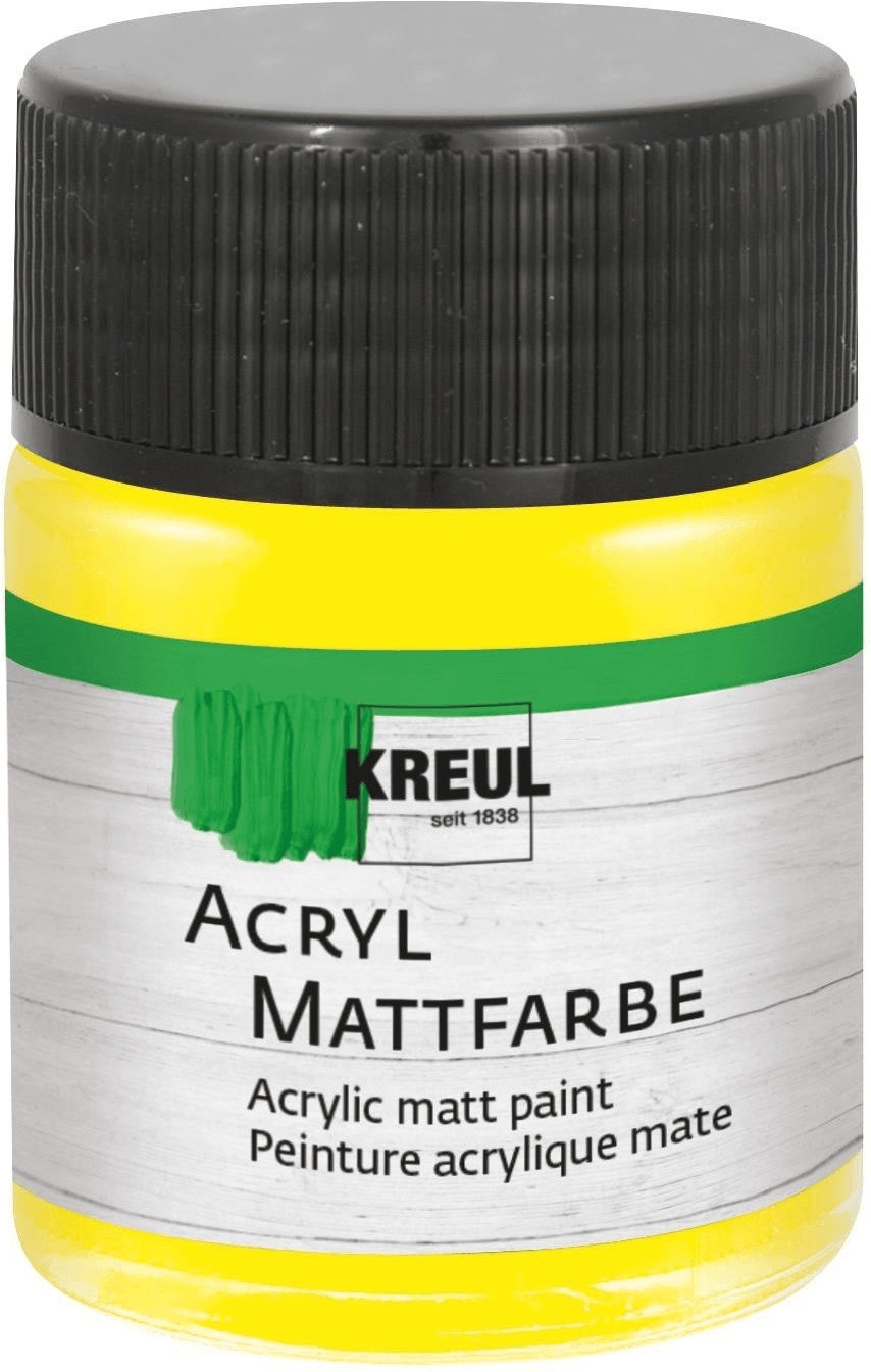 C. Kreul Peinture acrylique mate 50 ml jaune
