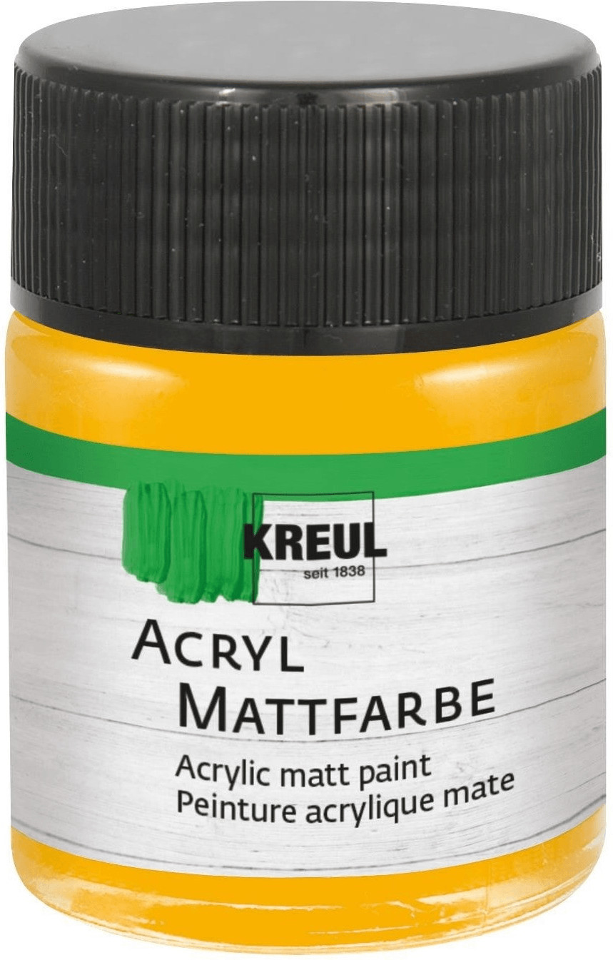 C. Kreul Peinture acrylique mate 50 ml jaune or