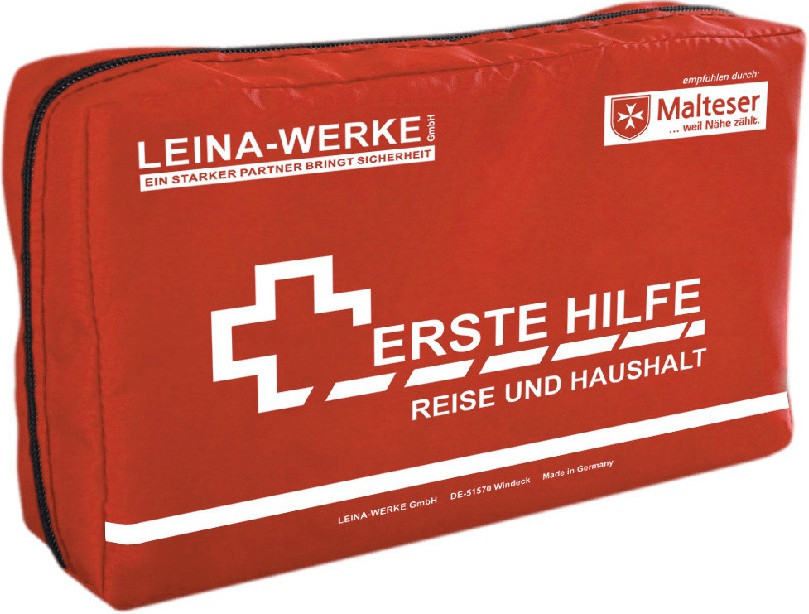 Leina-Werke Erste-Hilfe Reise- und Haushalt 27-teilig rot ab 9,88 €