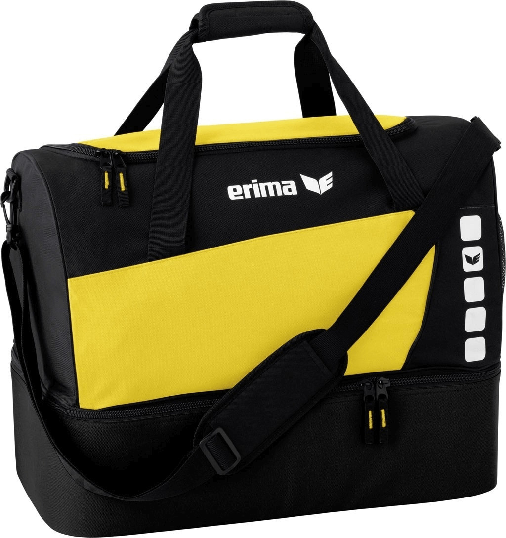 Erima Club 5 Sportbag with Ground Pocket S yellow/black