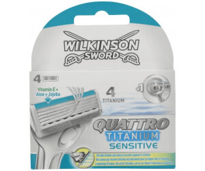 48x Wilkinson Quattro Titanium Sensitive Klingen 6x 8er razor blades 48er Set 