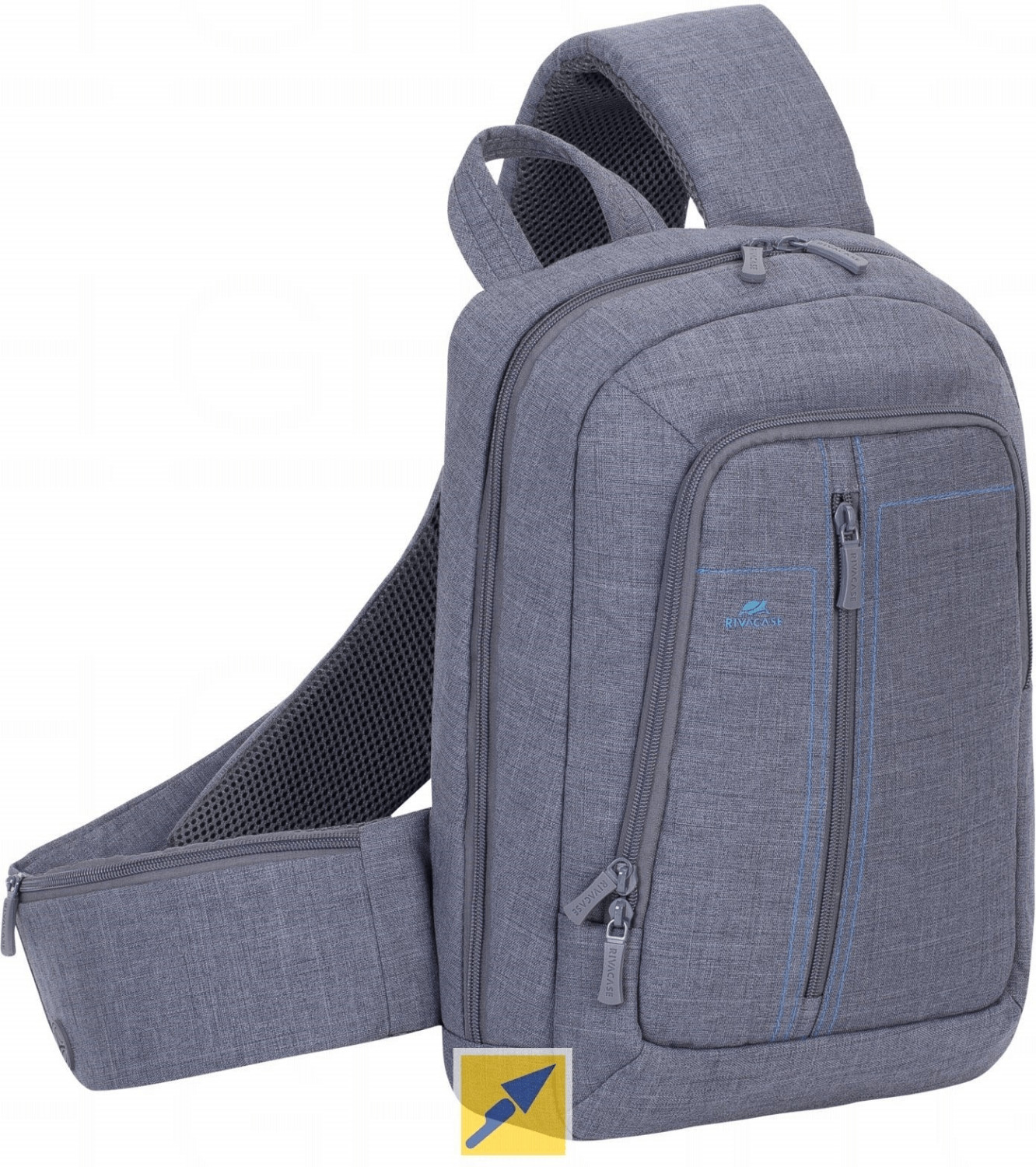 Rivacase 7529 Laptop Sling Backpack 13.3 grey