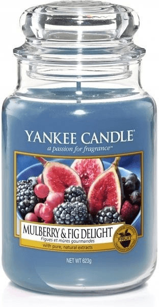 Yankee Candle Mulberry & Fig Delight Large Candles in Glass Jar