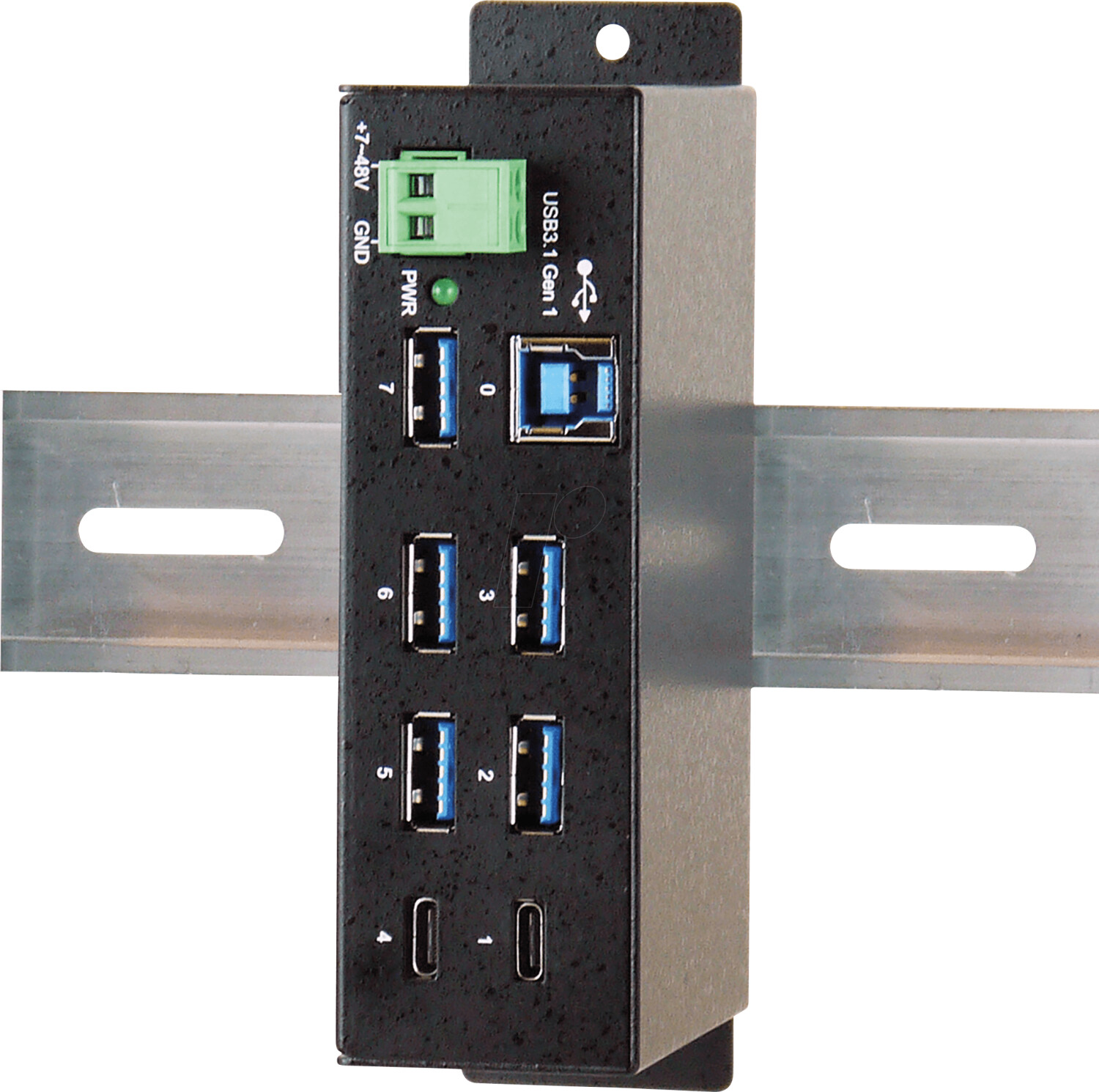 Exsys 7 Port EX-1197HMS USB 3.0 Metall HUB