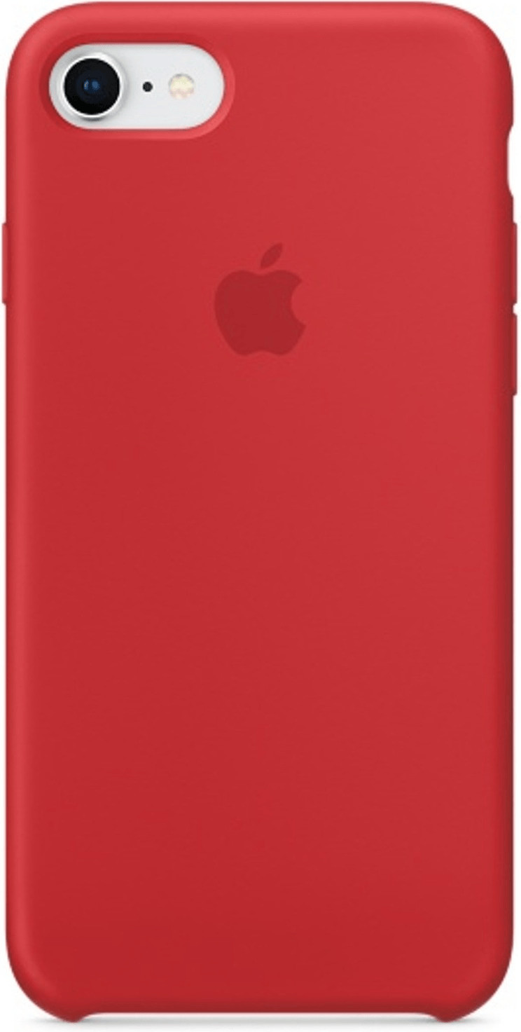 Apple Coque silicone (iPhone 7/8) rouge