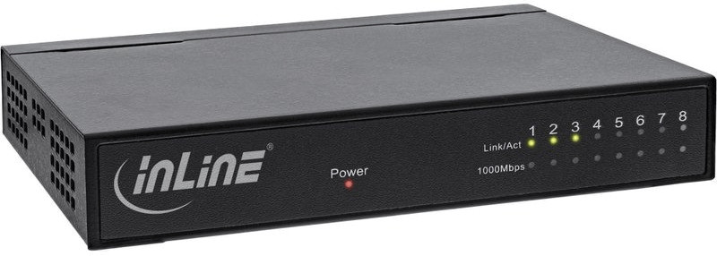 InLine 8-Port Gigabit Switch (32308M)
