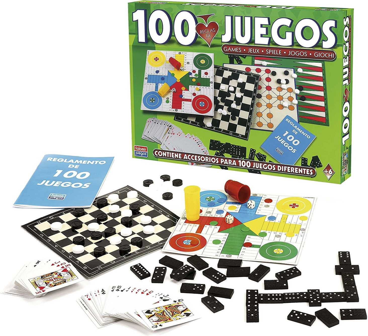 Juego De Mesa Set De Colección 100 Juegos Clásicos