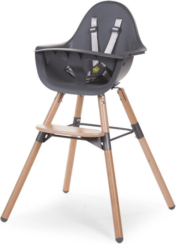 Childwood Evolu 2 in 1 High Chair - Natural/Anthracite