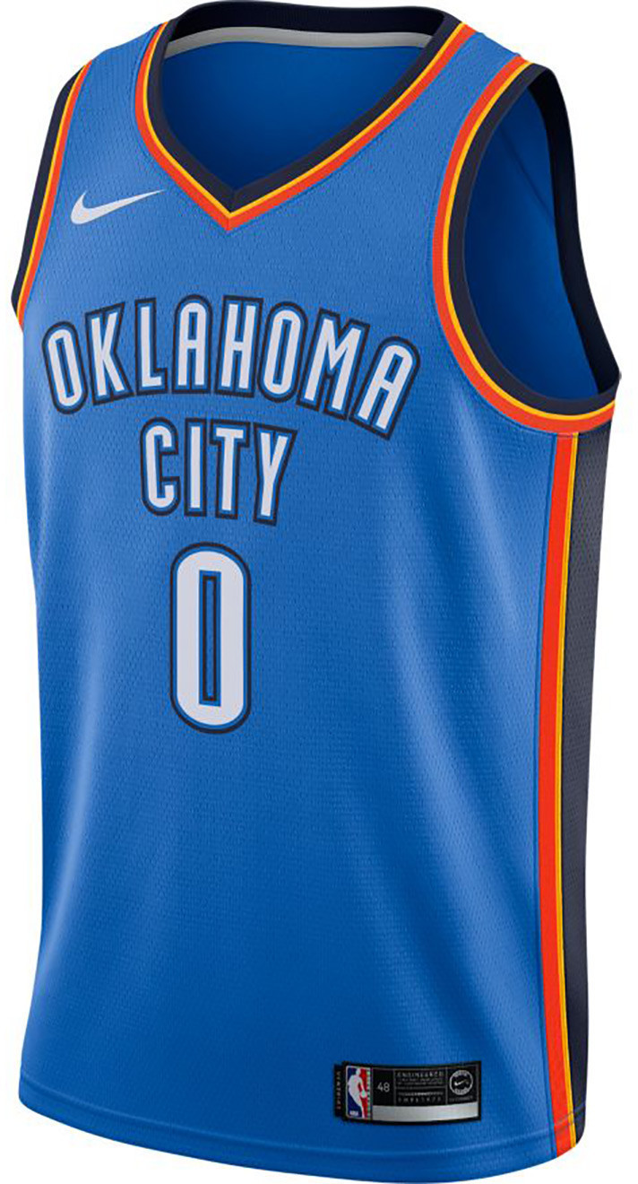 Nike Russell Westbrook Oklahoma City Thunder Jersey
