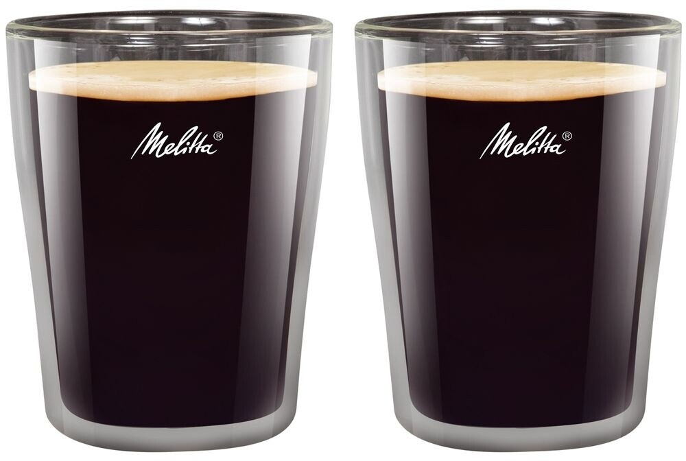 Lot de 2 Verres à Café Long Melitta 200 ml - Achat & prix