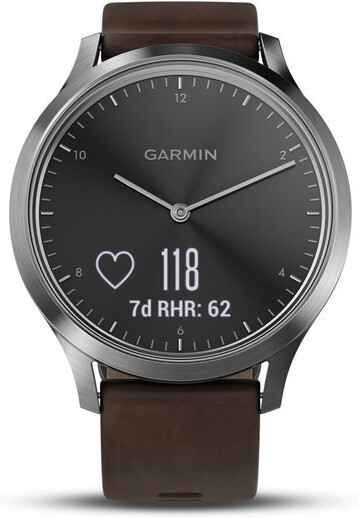 Garmin vivomove hr premium silver l cheap