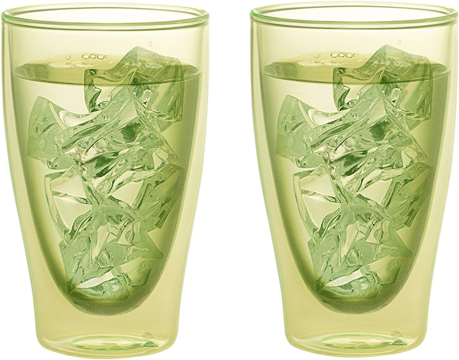 Levivo Set 2 verres thermiques 400 ml vert