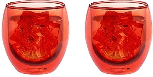 Levivo Jumbo Set 2 verres 400 ml rouge
