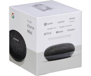 Smart Home Speaker Lautsprecher Google Assistant Google Home Mini Karbon neu 