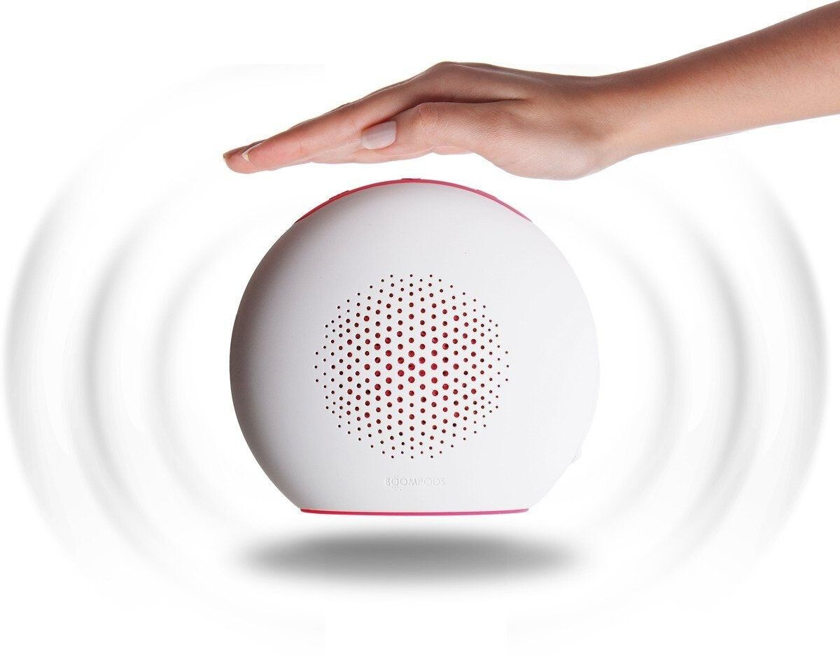 BOOMPODS Doubleblaster 2 (blanc / rose)
