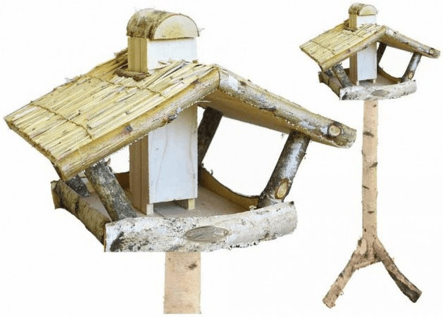 Esschert Table à silo bouleau perchée (FB316)