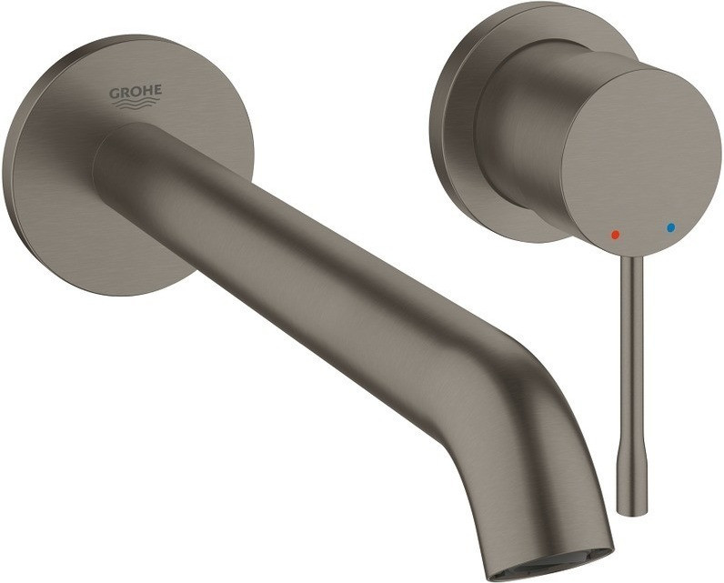 GROHE Essence mitigeur mural monocommande hard graphite brossé