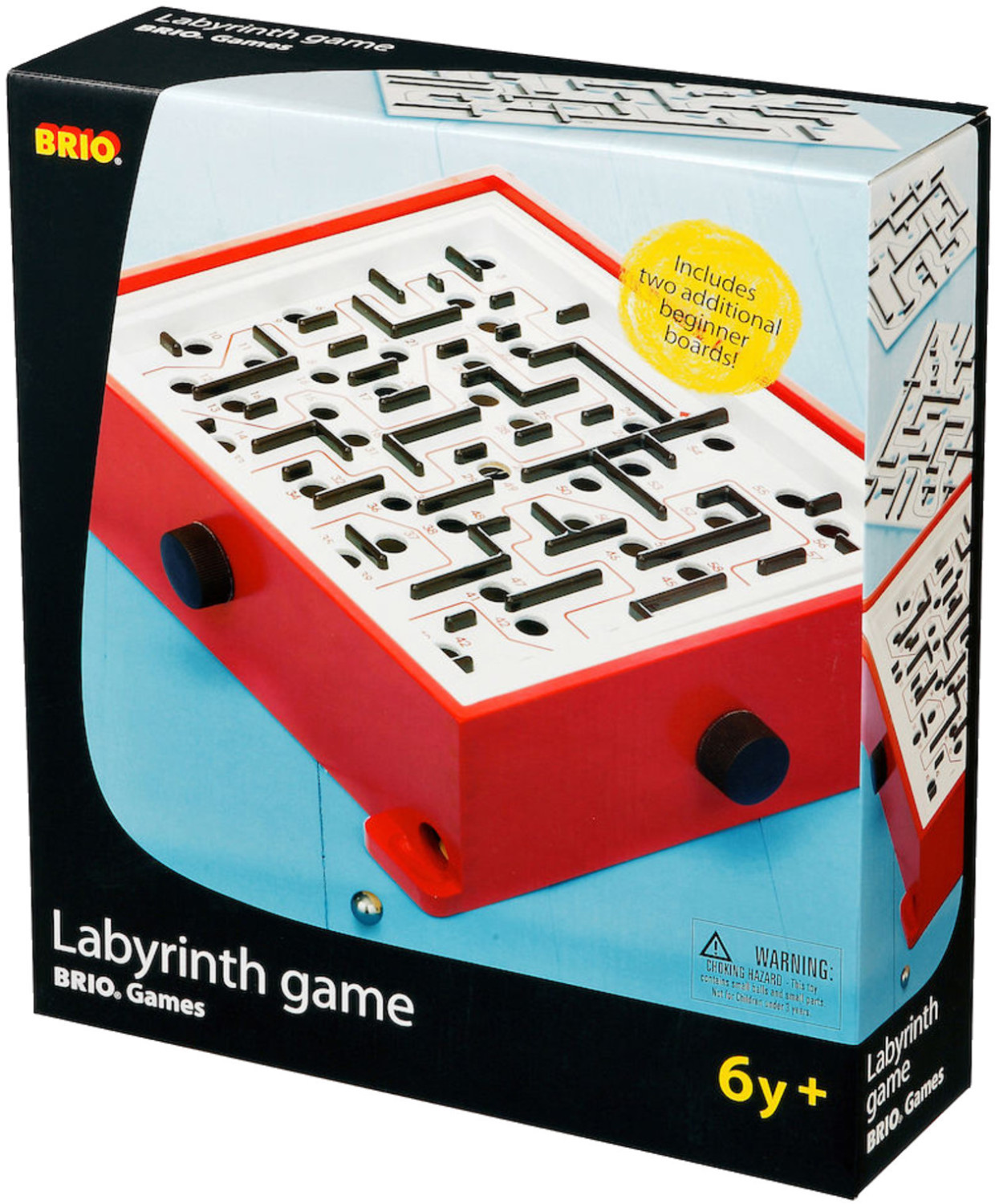 Jeu de labyrinthe avec 2 planches