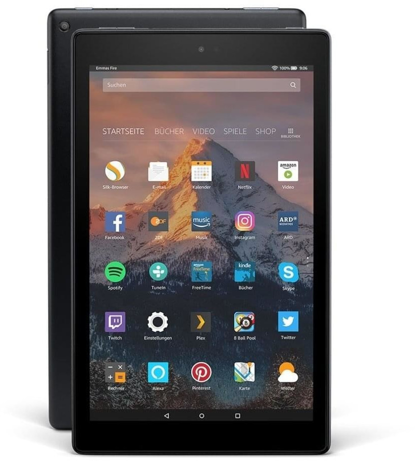 Amazon Fire HD 10 64 Go (2017) noir
