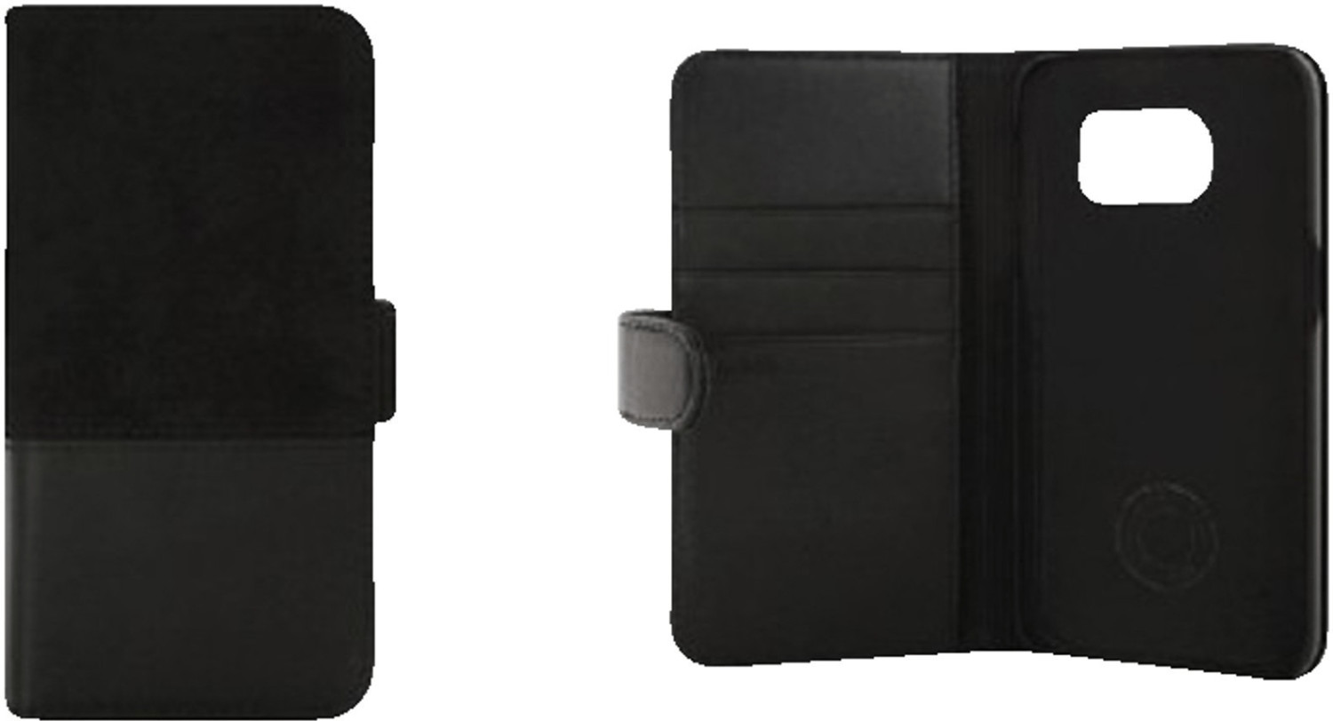 holdit Selected Wallet Case Suede (Galaxy S7) black