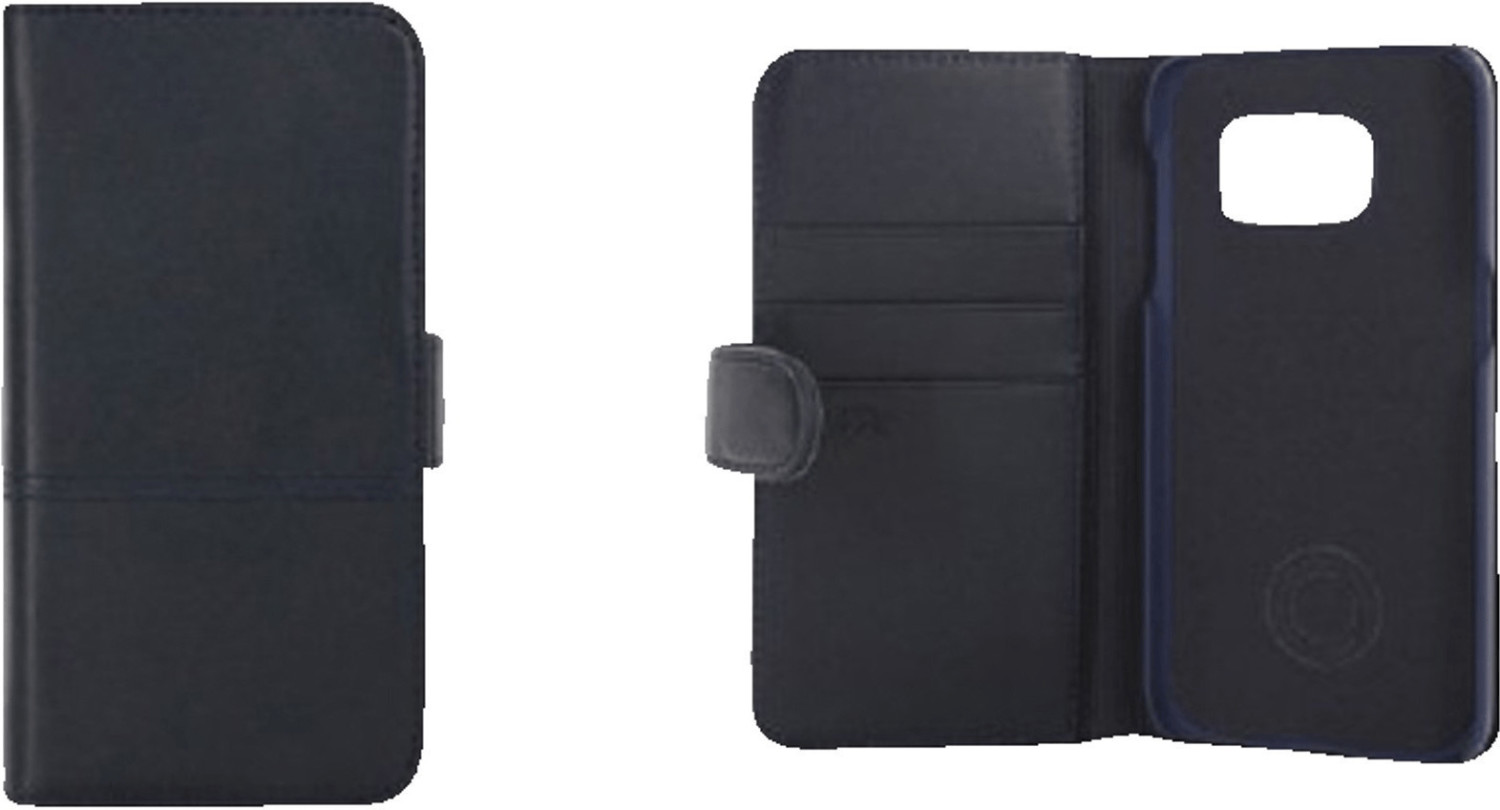 holdit Selected Wallet Case Leather (Galaxy S7) blue