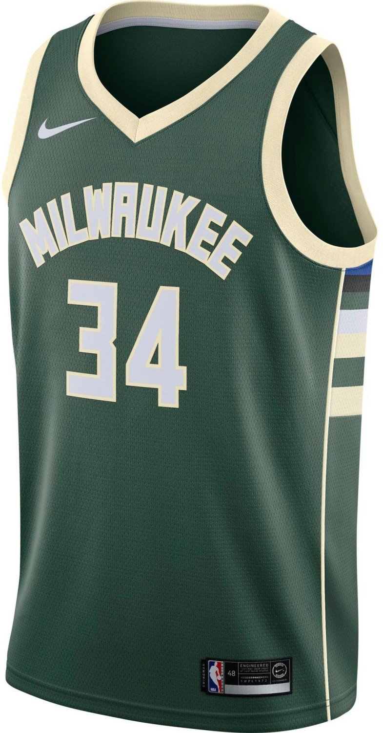Nike Giannis Antetokounmpo Milwaukee Bucks Trikot Icon ...