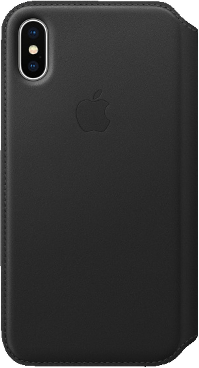 Apple Leather Folio Case (iPhone X) black