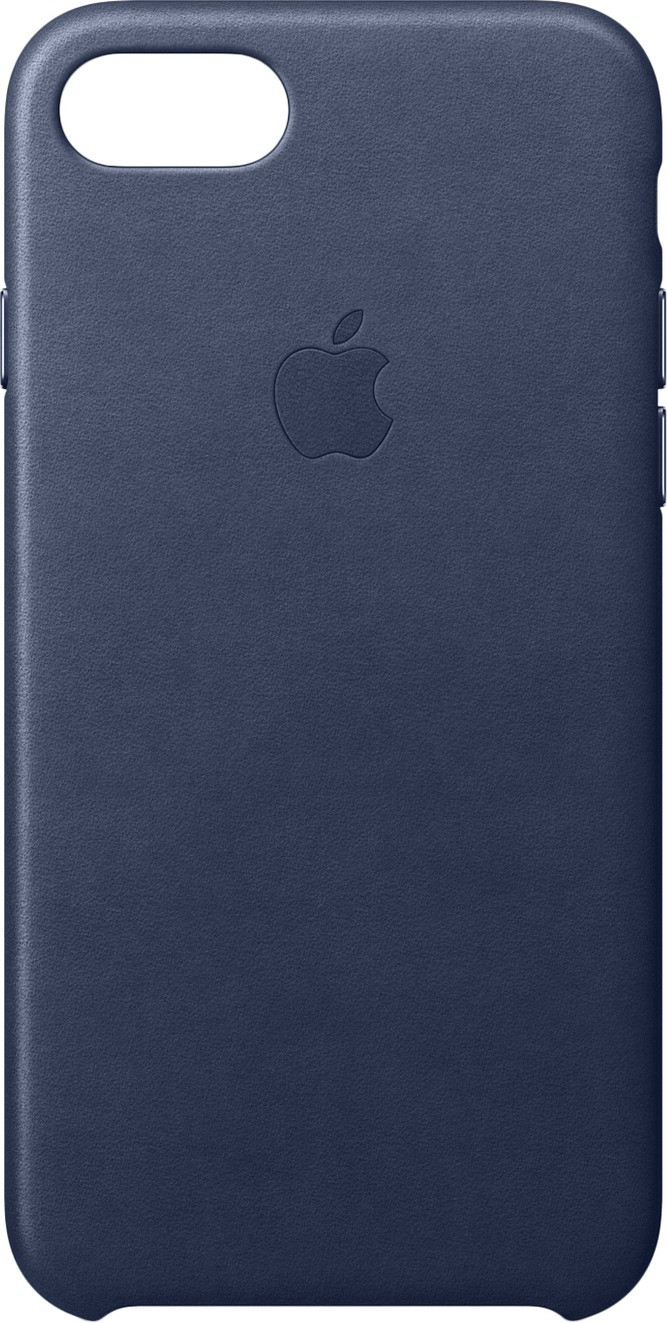 Apple Coque cuir (iPhone 7/8) bleu nuit