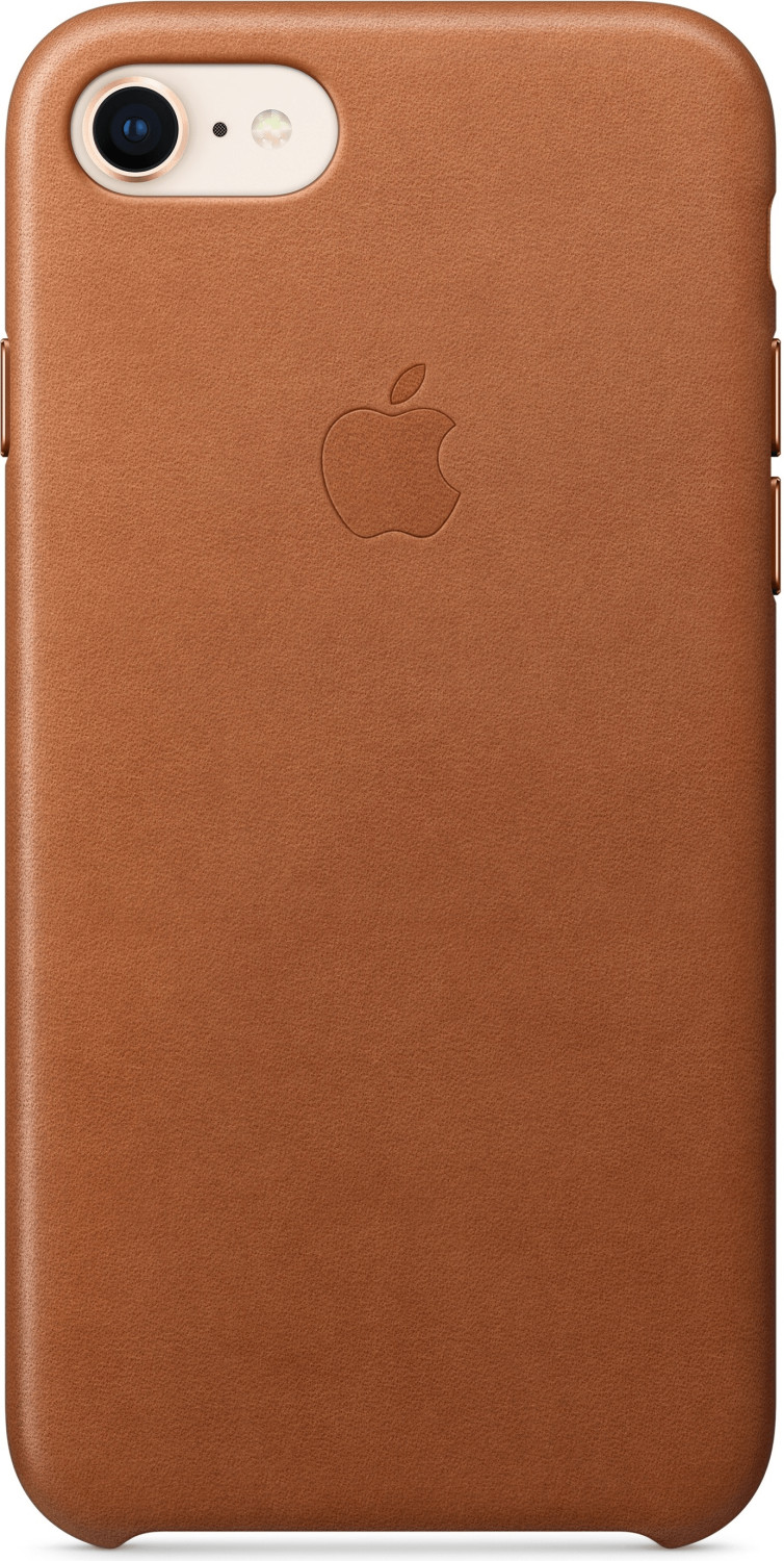 Apple Coque cuir (iPhone 7/8) havane