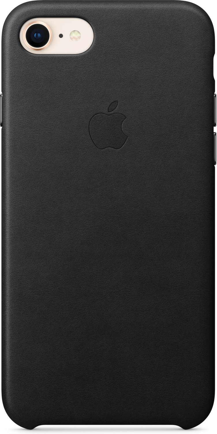 Apple Coque cuir (iPhone 7/8) noir