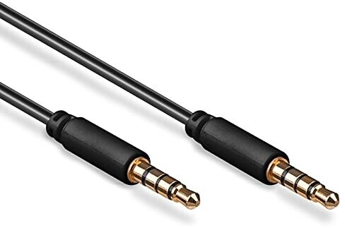 Goobay Verbindungskabel - Klinke 3,5 mm-Stecker > Klinke 3,5 mm-Stecker (1,0 m)
