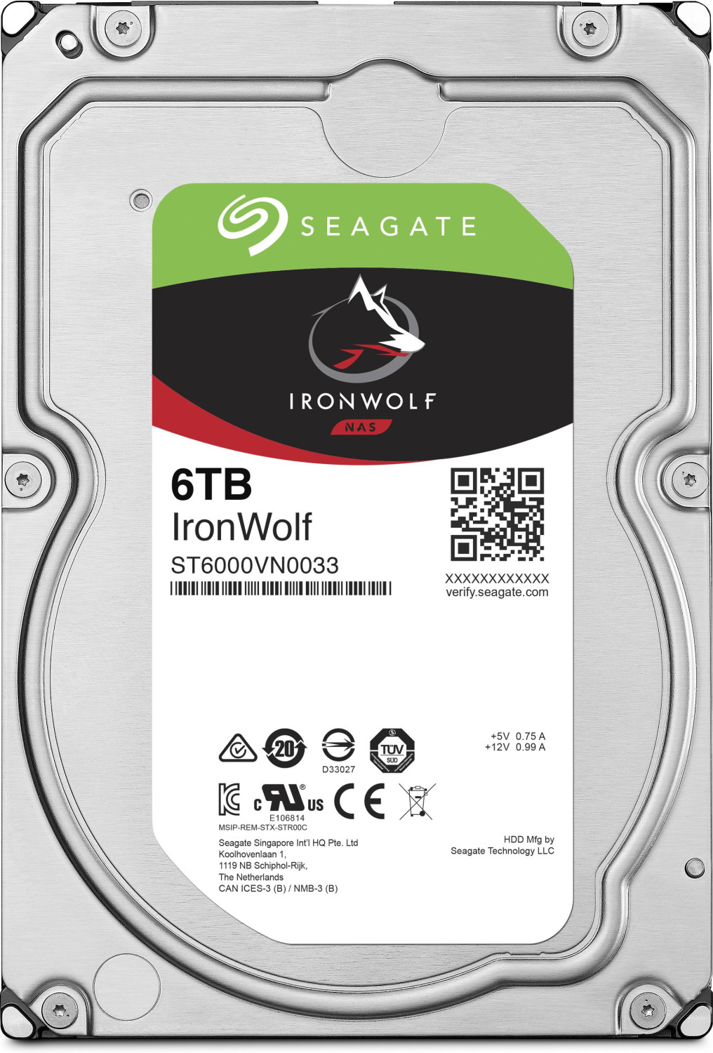 Seagate IronWolf 6TB (ST6000VN0033)