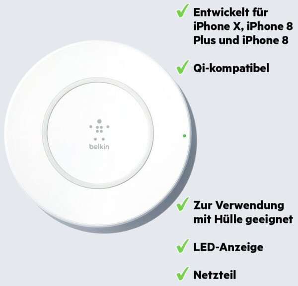 Belkin Boost Up Drahtloses Ladegerät (iPhone X/8/8 Plus), Bild 3