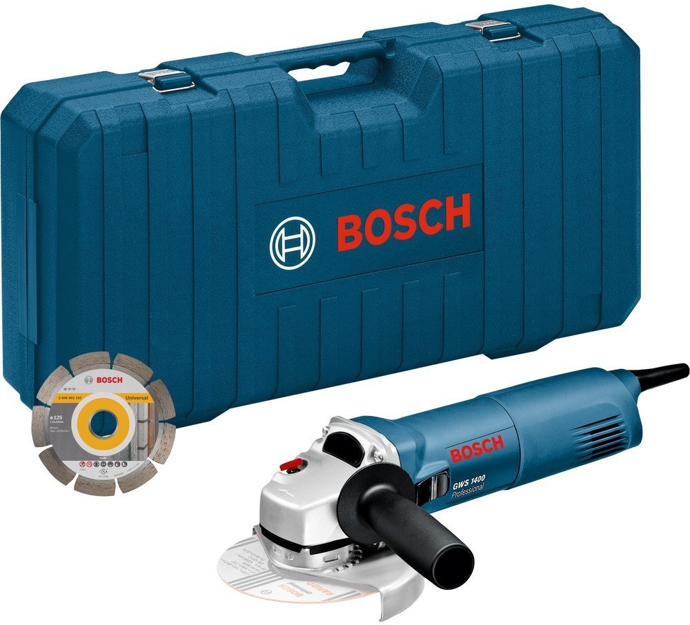 Meuleuse Bosch GWS 1400 Diamètre 125 + 1 Disque diamanté standard