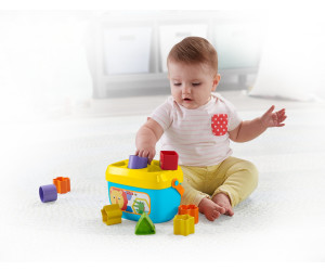 Fisher-Price FFC84 Babys Erste Bausteine Spielwürfeln Spielzeug Spielset Motorik 