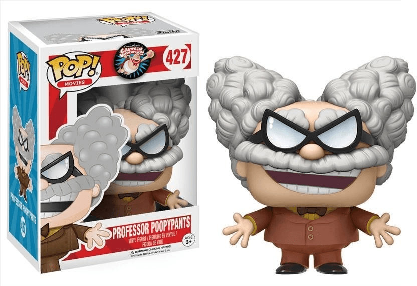 Funko Pop! Movies: Captain Underpants - Professor Poopypants brown