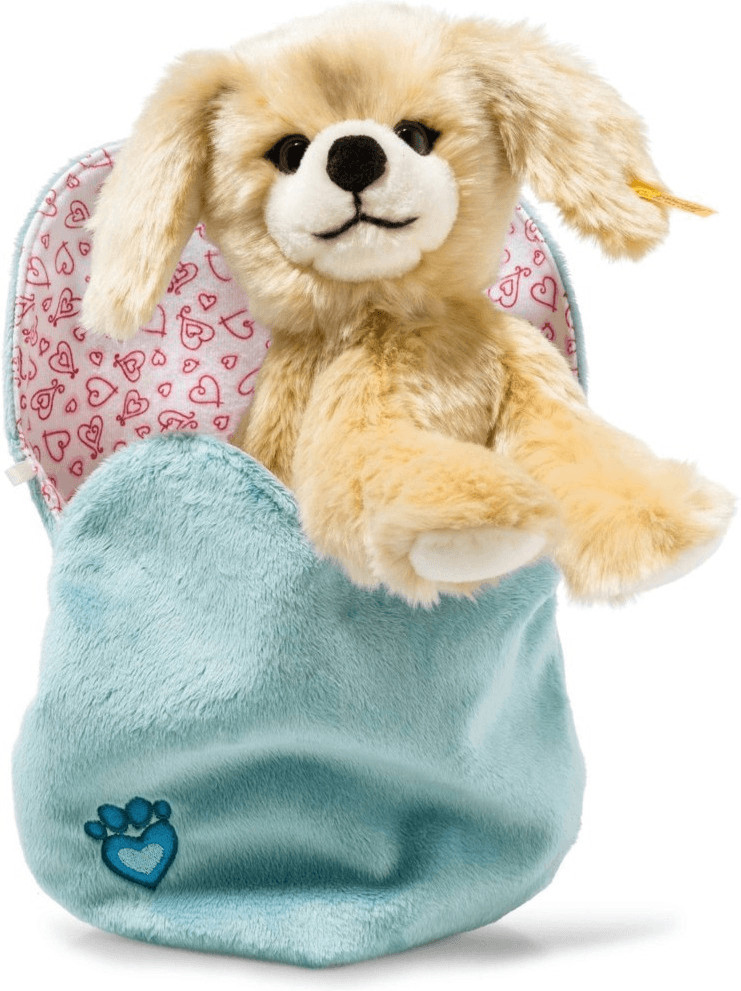 Steiff Chien Kelly dans sachet coeur