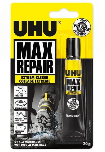 Colle de réparation UHU Max Repair Power - 8g - 45865 pas cher