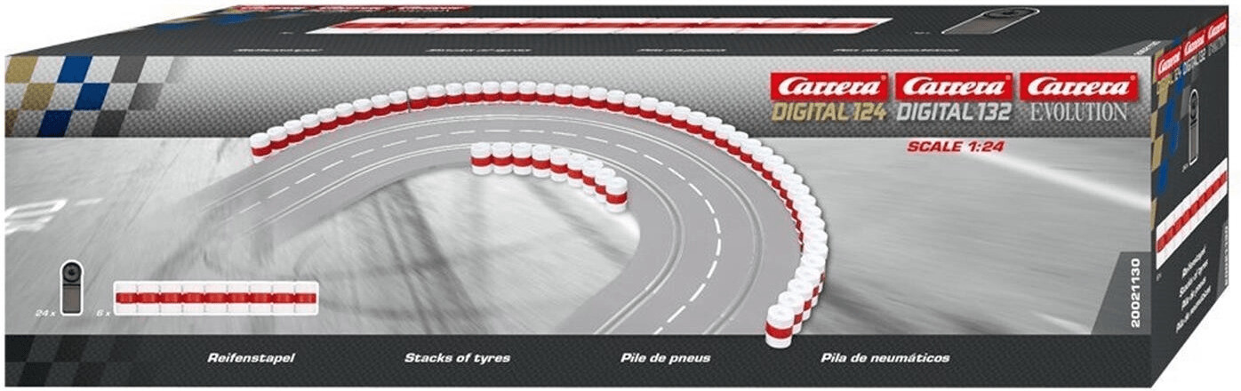 Carrera Digital 132 Reifenstapel