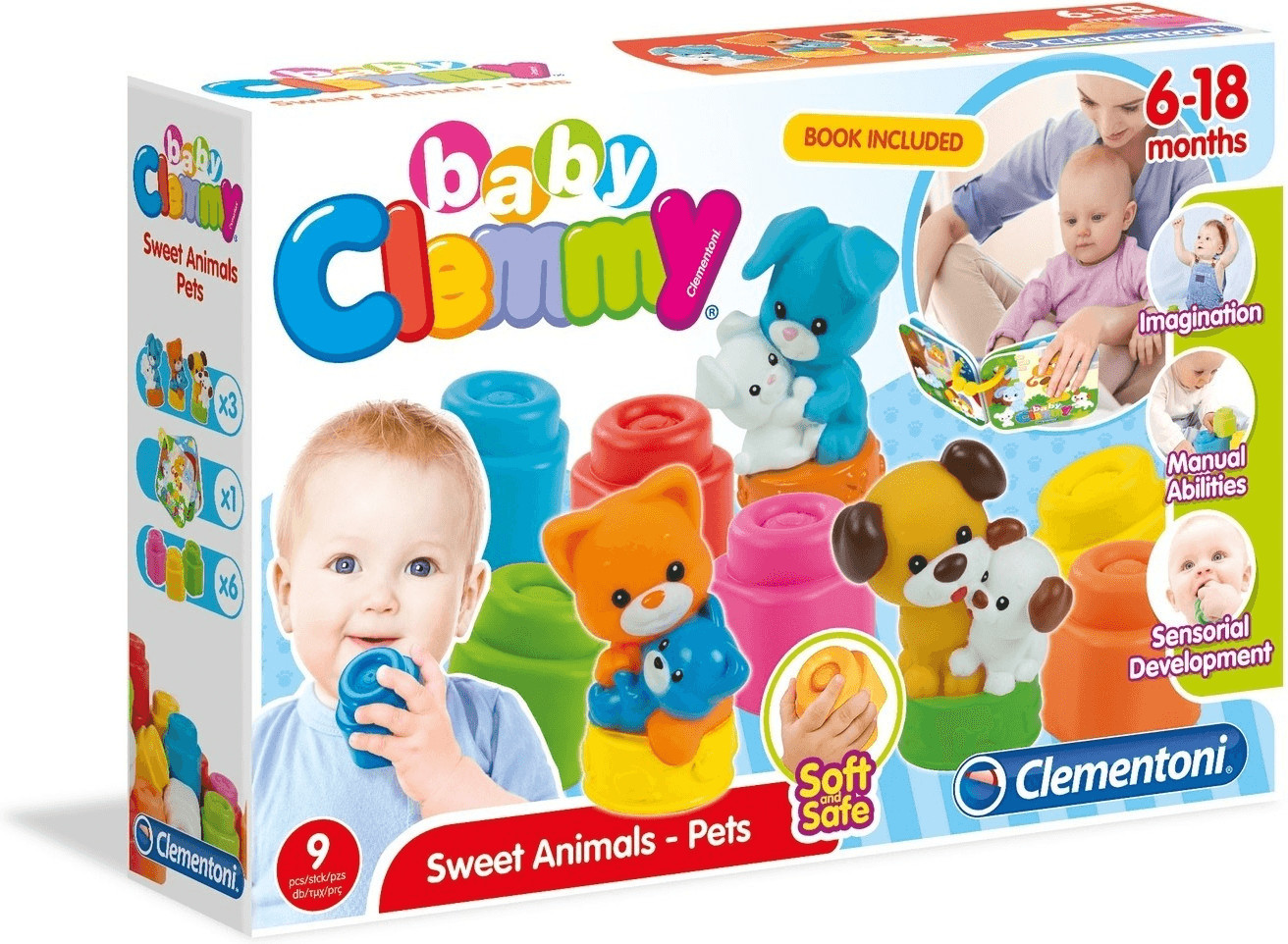 Clementoni Baby Clemmy - Story telling Pets Book