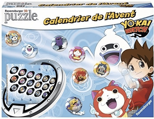 Ravensburger Calendrier de l'Avent Yo Kai Watch 2017 (11674) Black