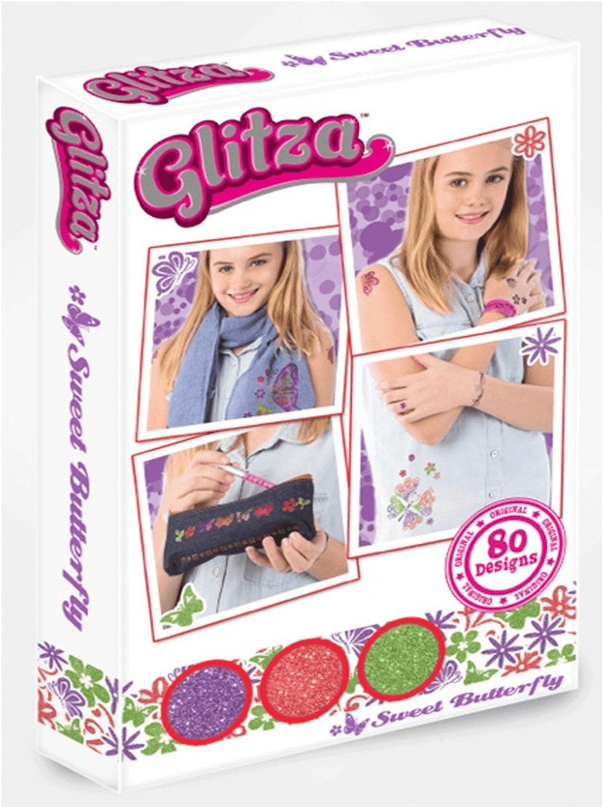 Glitza Tatouage pailleté papillon