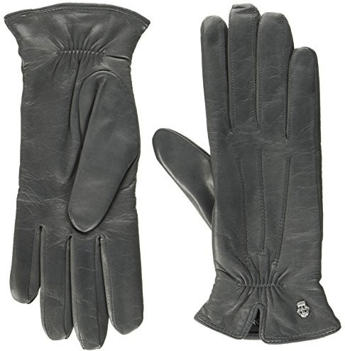 Roeckl Gathering Leather Glove grey
