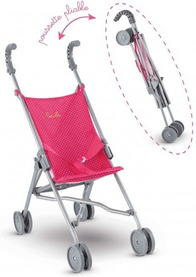 Corolle Poussette canne cerise pour poupon 36/42/52 cm