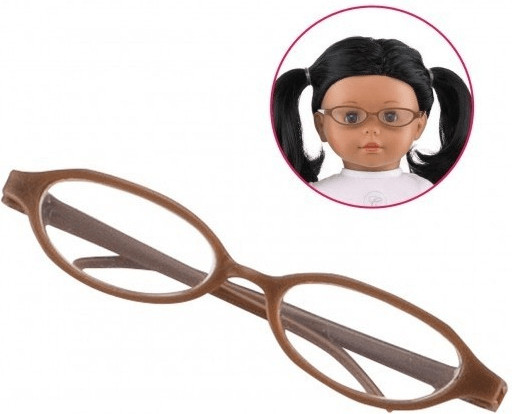 Corolle Lunettes de vue marron pour poupée Ma Corolle