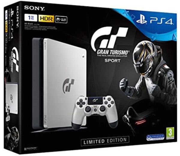Sony PlayStation 4 (PS4) Slim 1TB - Gran Turismo: Sport Limited Edition