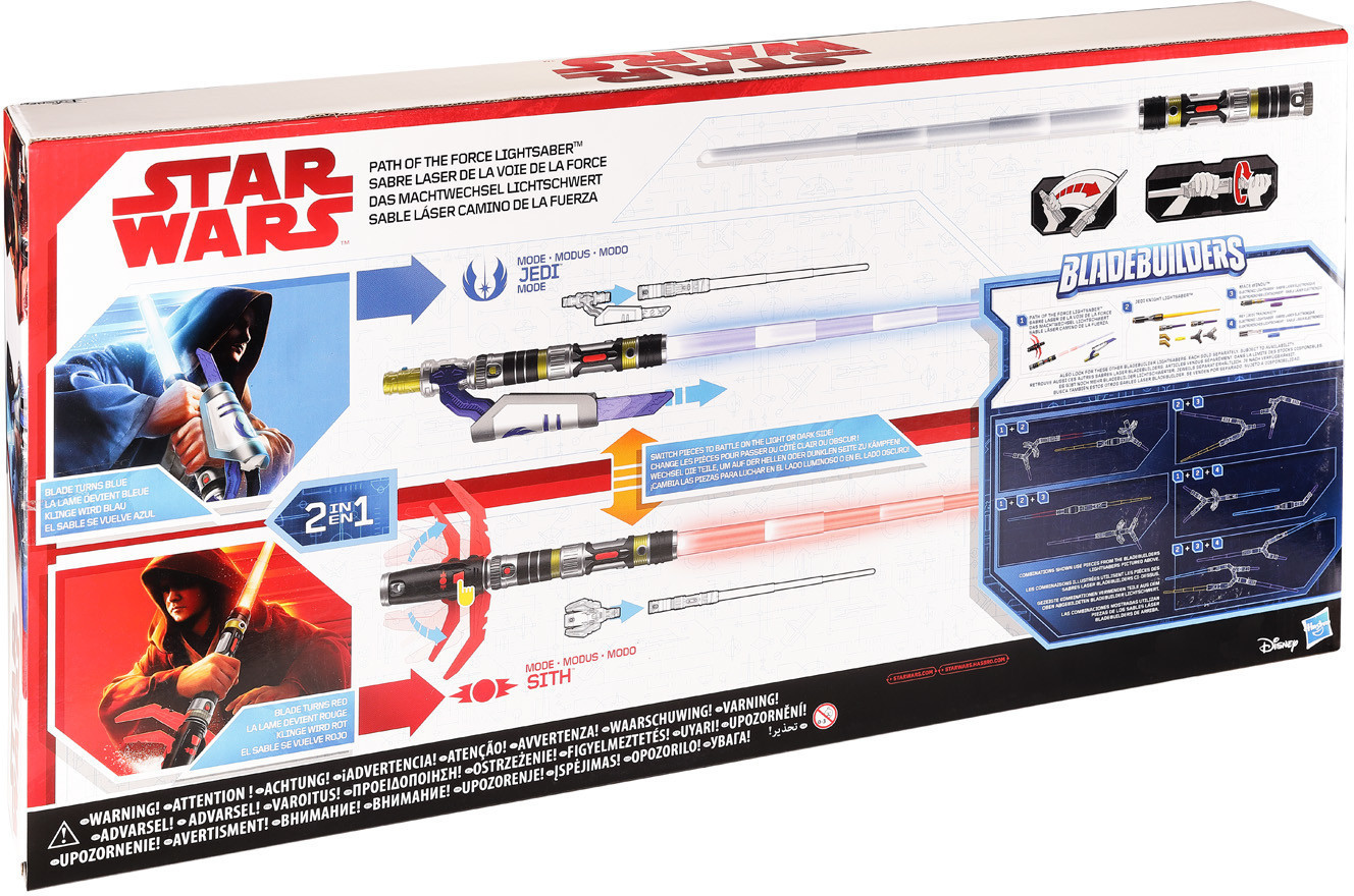 Sabre laser Bladebuilders Star Wars - HASBRO - Rey aille Unique - Bleu -  Pour Enfant de 4 ans et plus