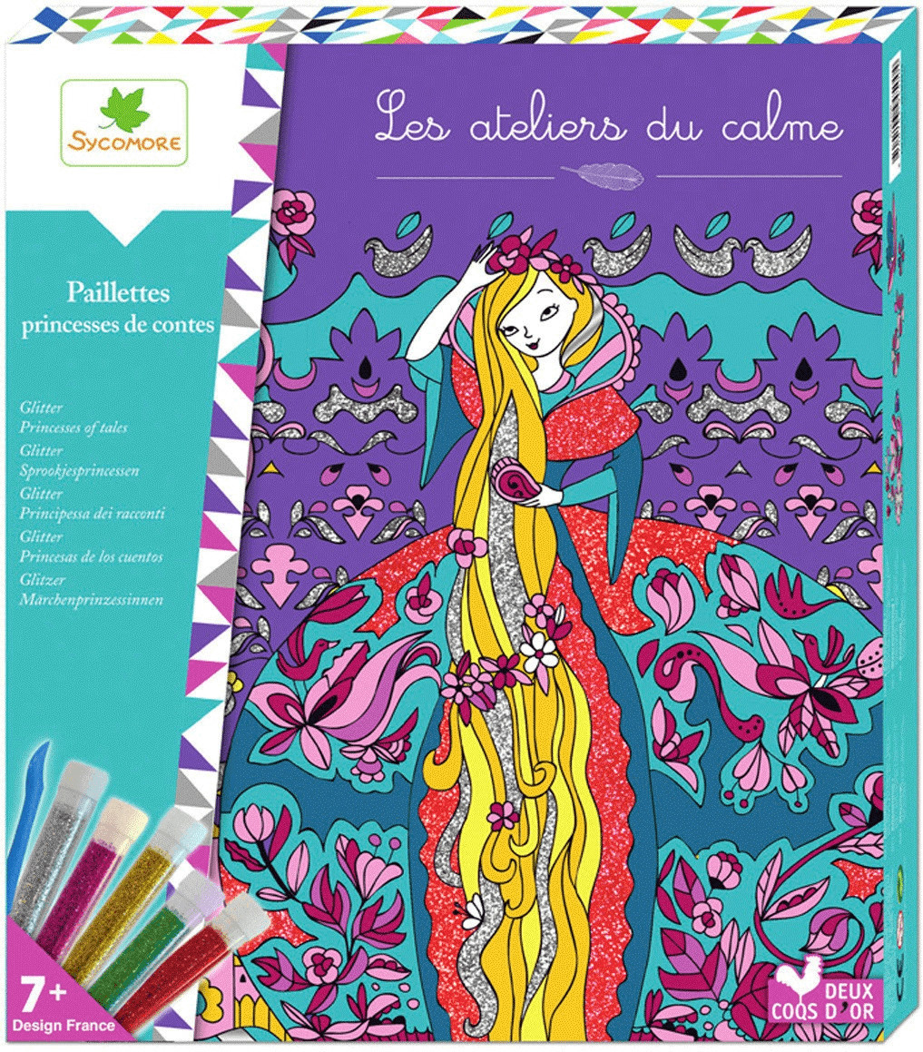 Au Sycomore Les ateliers du calme : Paillettes Princesses de contes